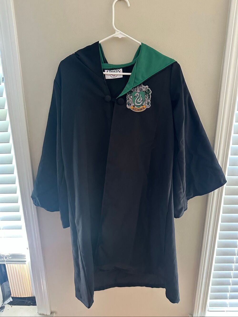 Harry Potter Slytherin Robe Halloween Costume Charades